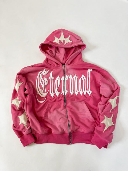 Rose Pink Eternal Zip Up